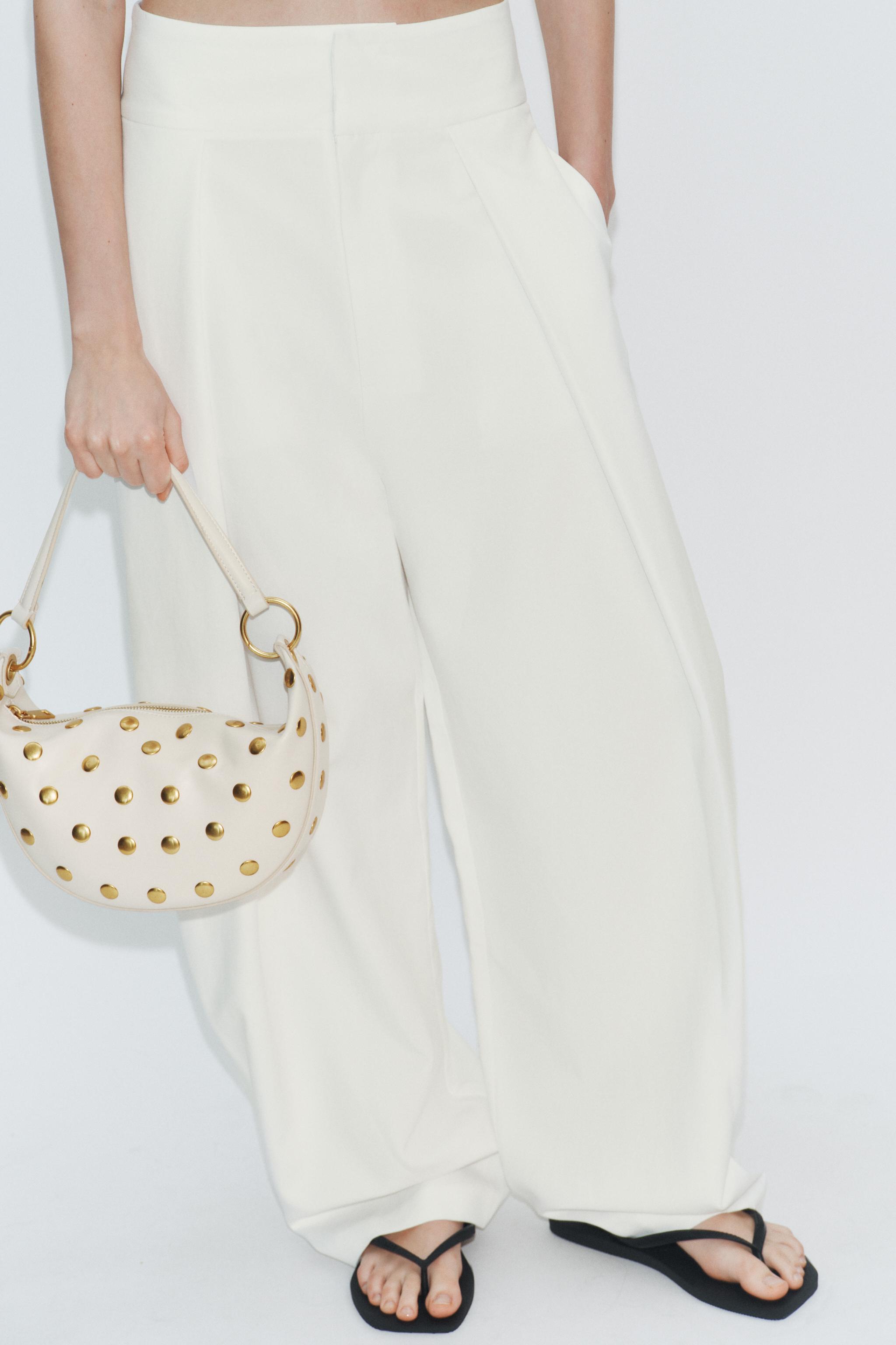STUDDED SHOULDER BAG